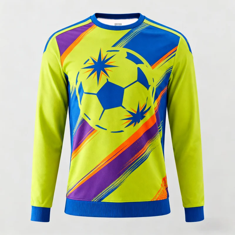 

Мужские футбольные толстовки с длинными рукавами и 3D-печатным двигателем, яркий дизайн, быстросохнущие футбольные и звездные узоры