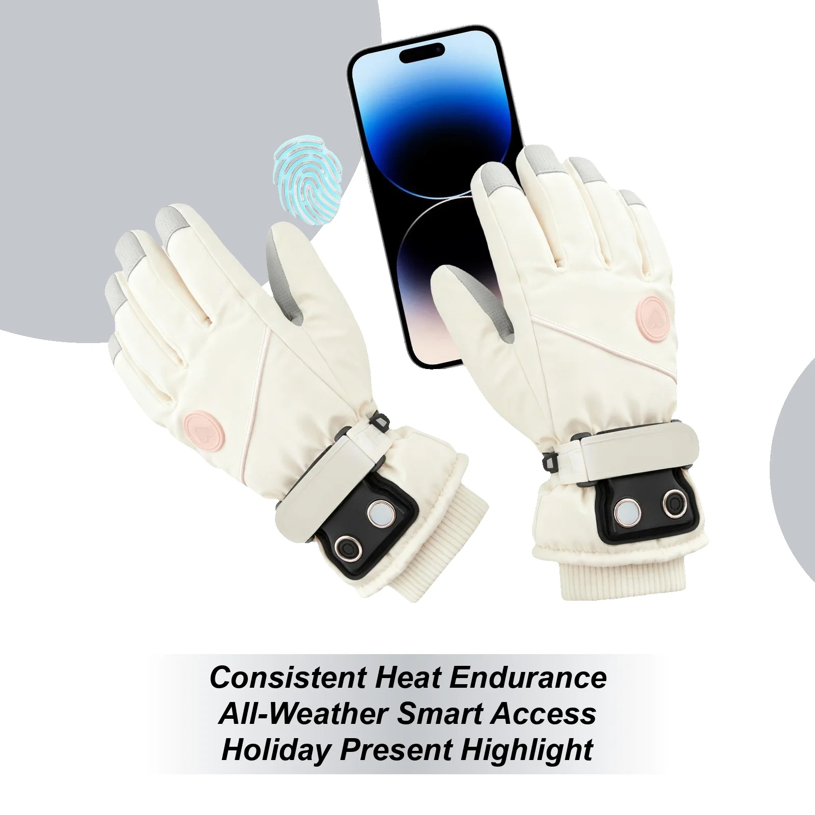 

Heated Motorcycle Gloves 3 Levels Rechargeable Touchscreen Hand Warmers Hand Warming Gloves For Skiing Cycling Motorcycling