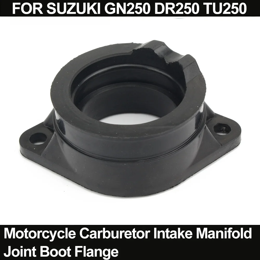 Brida de arranque de junta de colector de admisión de carburador de motocicleta para Suzuki DR250 DR 250 82-87 GN250 GN 250 85-01 TU250 TU 250 1991-1997