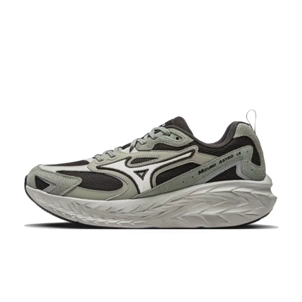 Mizuno ASTRO LS Unisex Low-Top Running Shoes  Sage Gray, Vintage Casual Sports Style, Non-Slip & Durable D1GH252103