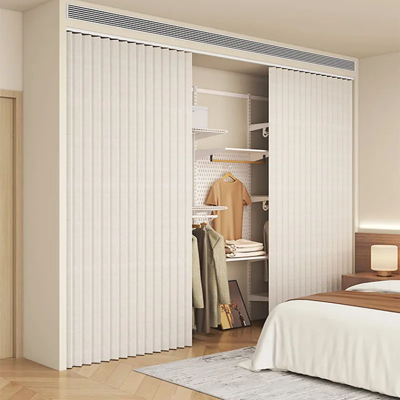 Upgraded Foldable Partition Curtain, Heavy Duty Thick Fabric, Living Room Kitchen Divider, Room Partition