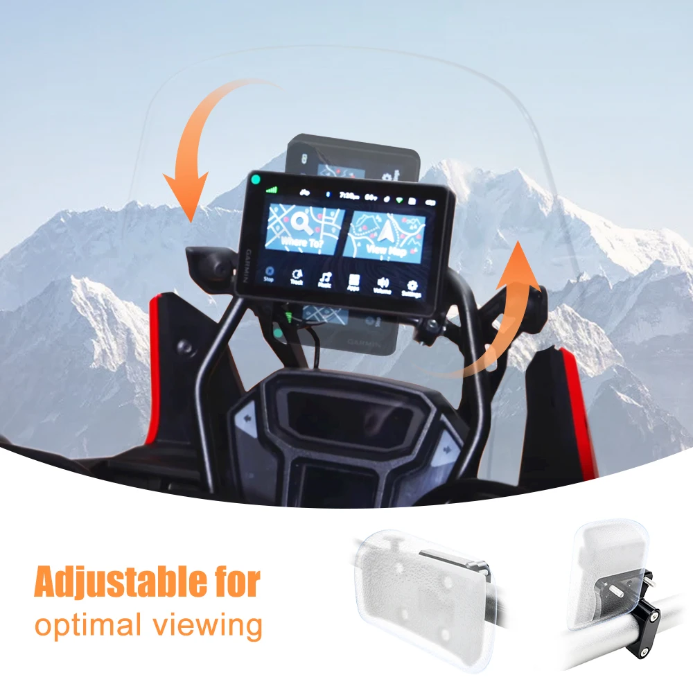 For Yamaha Tenere 700  Super Tenere XTZ1200 Aprilia Tuareg 660 T700 World Raid Motorcycle Phone GPS Navigation Mount Bracket