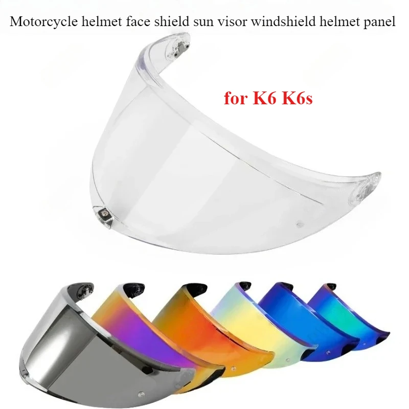 Motorcycle helmet face shield sun visor windshield helmet panel accessories for K6 K6s