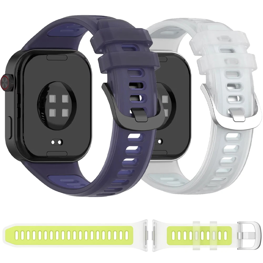 Silikonarmband für Redmi Watch 6 5 4 Modisches Austauschbares Armband für Xiaomi Mi Band 10 Pro/Mi Band 9 8 Pro Original Zubehör