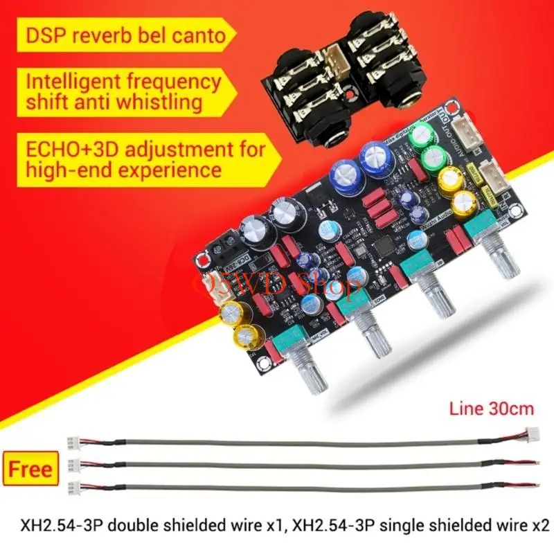 Q5WD Microphone Amplifier Board Karaoke Reverberation Board ZK-AMP view 3