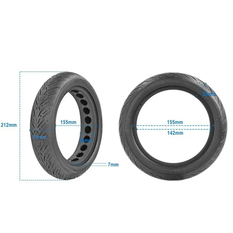 

(X07A) 8.5 Inch Solid Tire for Xiaomi M365 1S Pro 2 Electric Scooter Honeycomb Shock-Absorbing Explosion-Proof Tyre