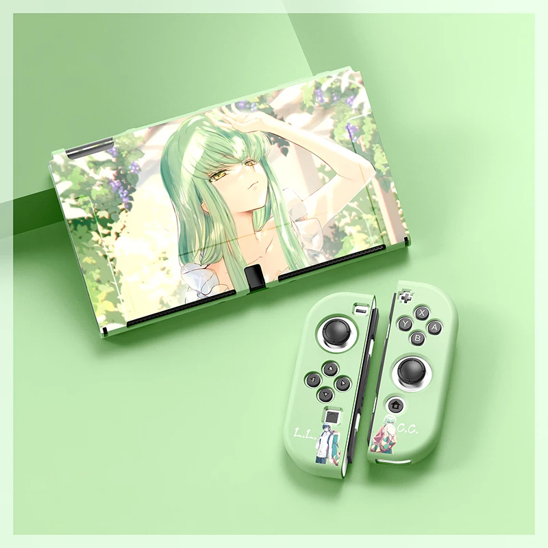 Coque souple OLED pour console de jeu Nintendo Switch, étui de protection, housse Anime TChancelor, accessoires