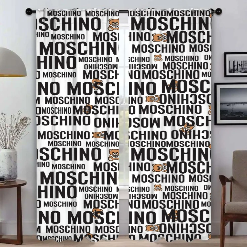 M-Moschinos Blackout Curtain for Room 2 Panel Curtains Child Room Shades Home Interior Curtains Tulle for Bedroom Partition