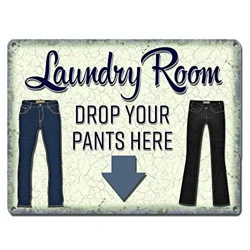 Put Your Pants Here Wall Poster Tin Sign Vintage BBQ Restaurant Dinner Room Cafe Shop Decor