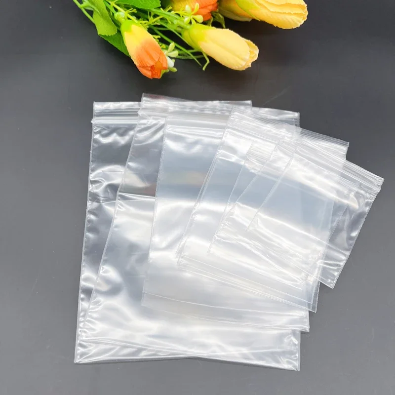 1000 ชิ้นถุงพลาสติกใสถุง Ziplock นํากลับมาใช้ใหม่ถุงของขวัญสีขาวสําหรับเครื่องประดับงานแต่งงานถุงบรรจุภัณฑ์ Reclosable Mini กระเป๋าเก็บ