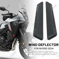 2024 NEW Motorcycle Accessories Deflector Wind Deflector Radiator For Honda NX500 NX 500 NX400 NX 400 2024