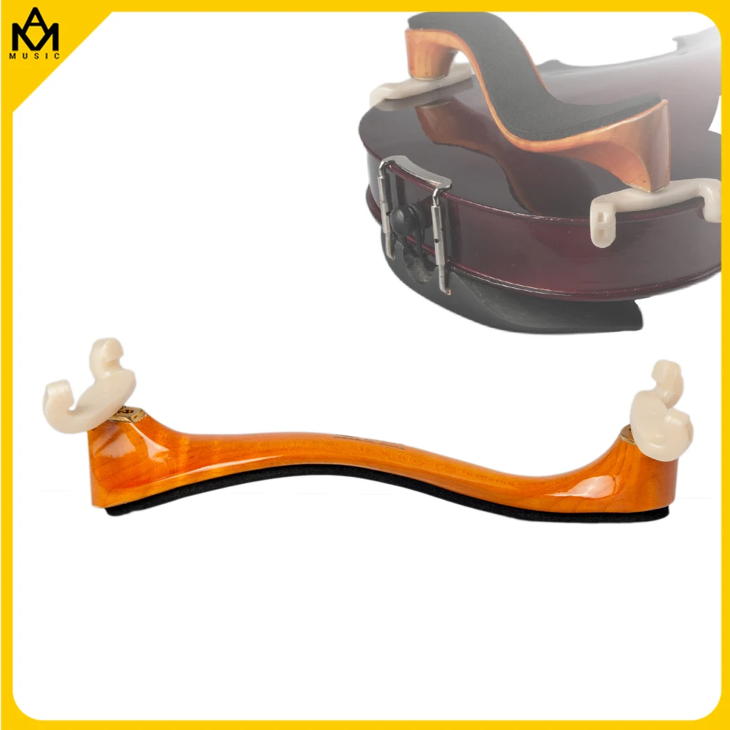 

Violin Shoulder Rest Adjustable For 4/4 3/4 Fiddle Plastic Accessories Orange Color