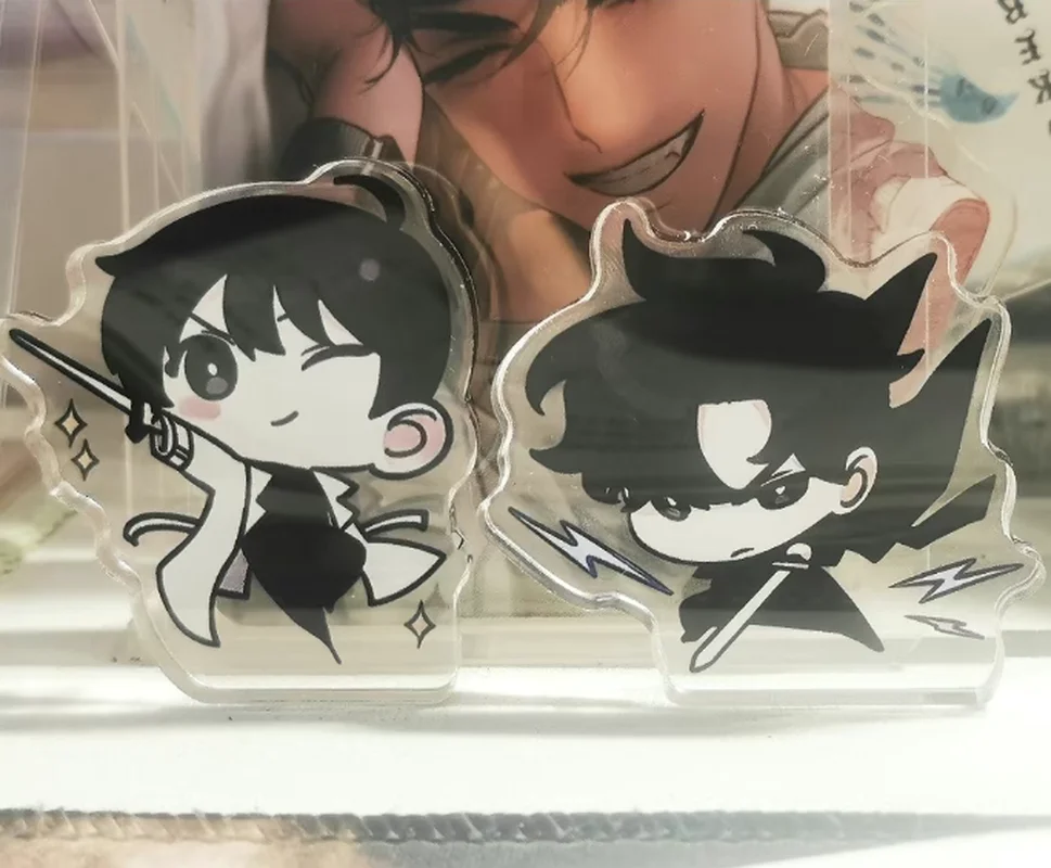 In Stock 6cm Omniscientific Reader'S Viewpoint Kim Dokja Yoo Joonghyuk Acrylic Plaque Homemade Desktop Ornament Cute Fans Gift