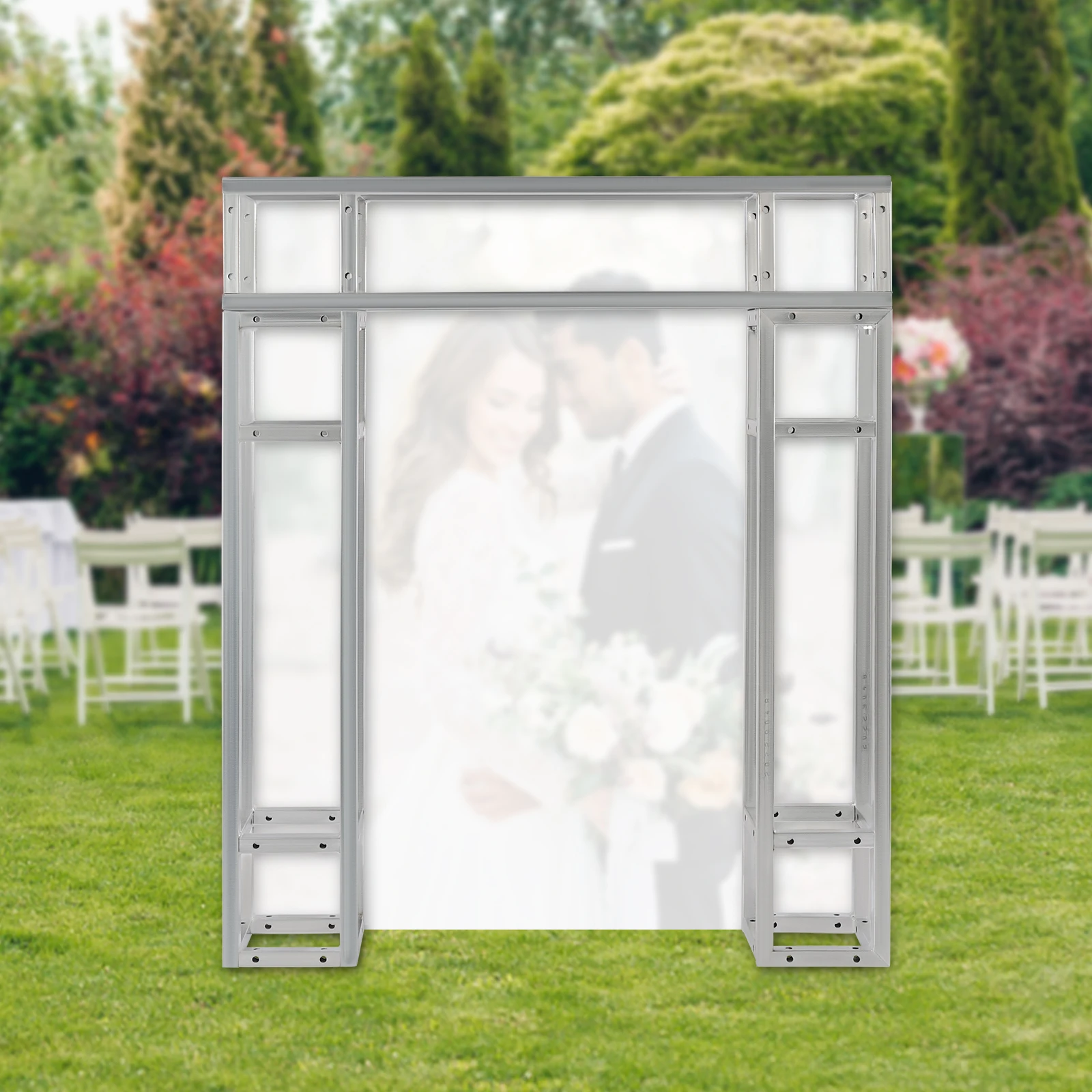 

Square Box Trussing Segment Kit, Galvanized Iron Frame, Stable Structure, 80kg Load Capacity for Stage Lighting and Banners