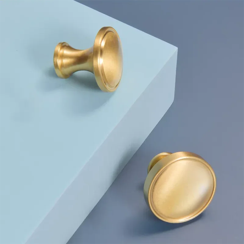 1pcs Round Handles Drawer Cabinet Furniture Kitchen Handles for Cabinet Knob Door Drawer Furniture Kitchen Golden European Style