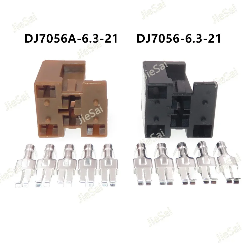 5 Pin 357 941 599 6.3 Series Auto Electric Wiring High-power Socket Car Unsealed Plug Automobile Connector