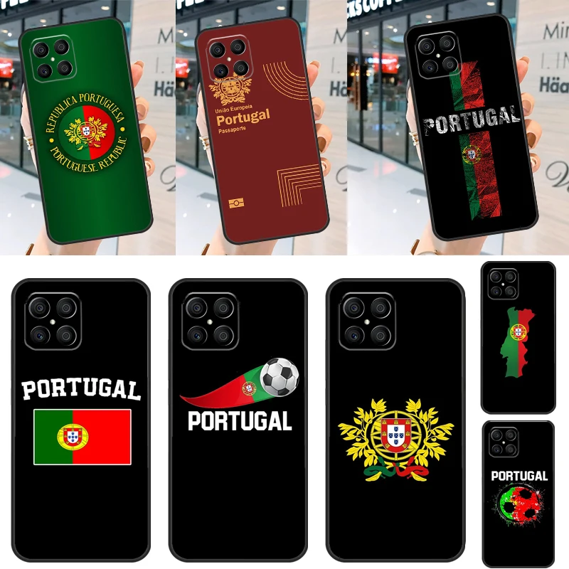 Portugal Flag For Huawei Honor Magic 5 Pro X8 X9a 50 70 P Smart 2019 Nova 9 5T P60 P20 P40 P30 Lite Case