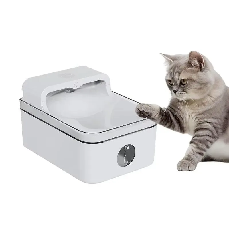 3.3L Smart Electric Pet Water Dispenser 2000mAh WiFi Wireless Automatic Cat Dog Drinking Fountain Custom OEM Wholesale