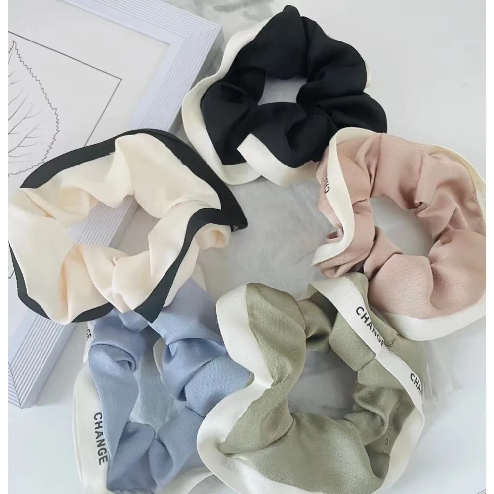 5 Pcs/set New Girl Fashion Scrunchie  High Stretch Ponytail Headband Hair Ties Women Hair Accessories