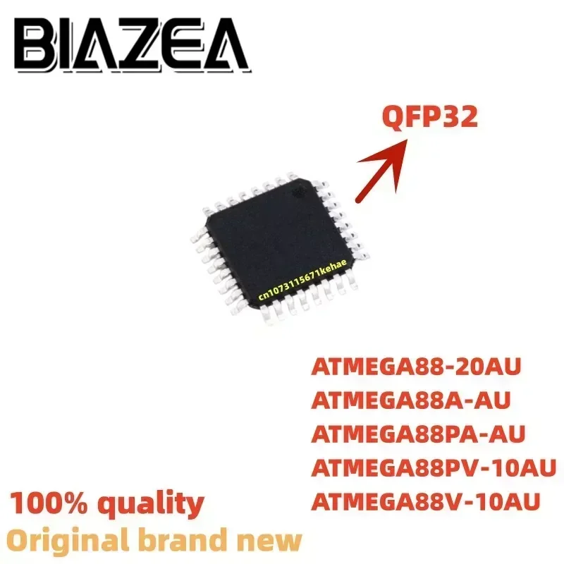 1piece ATMEGA88-20AU ATMEGA88A-AU ATMEGA88PA-AU ATMEGA88PV-10AU ATMEGA88V-10AU QFP32 Chipset