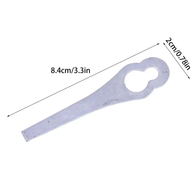 2/4/10PCS Grasmaaier Messen Metaal Trimmen Vervanging Mes Duurzaam Maaimachine Messen Eenvoudig Te Installeren Power tool Accessoires
