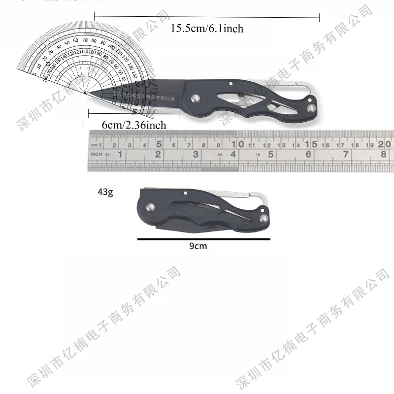 2025 رائجة البيع EDC سكين للفرد صلابة عالية التخييم في الهواء الطلق سكين جيب محمول صغير