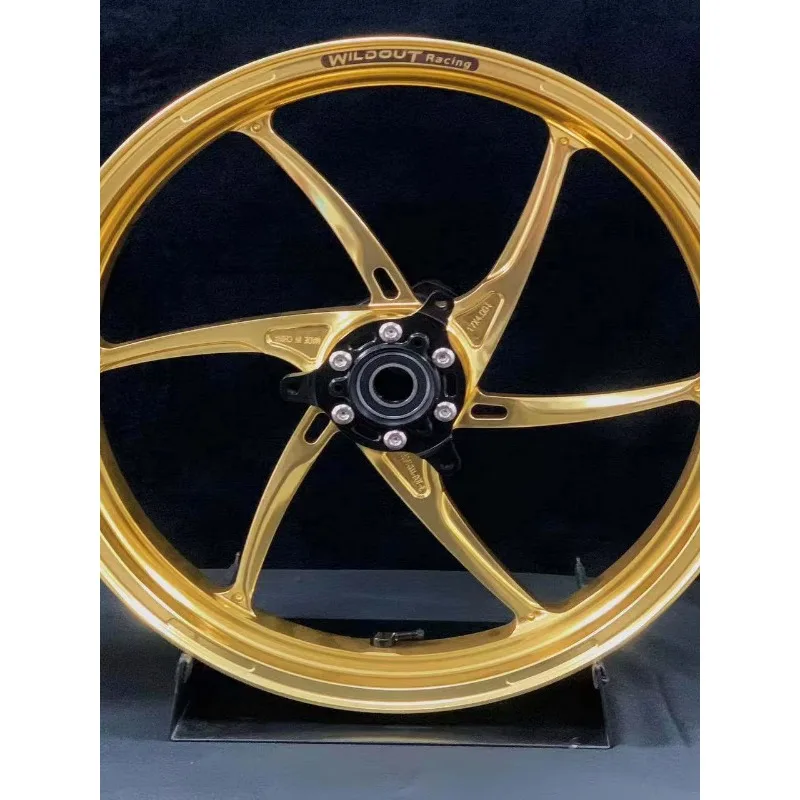 Zhang Xue Edition WSBK Forged Wheels for YZF-R3. 17x3.5 17x5.5 CNC 6061-T6 Racing Rims. Custom Moto GP Billet Alloy Hub.