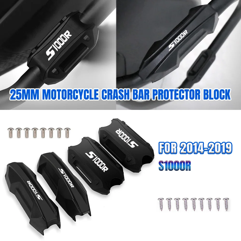 

Motorcycle Bumper Engine Guard 25MM Protection Block Crash Bar Decorative For BMW S1000R S 1000 R 2014 2015 2016 2017 2018 2019