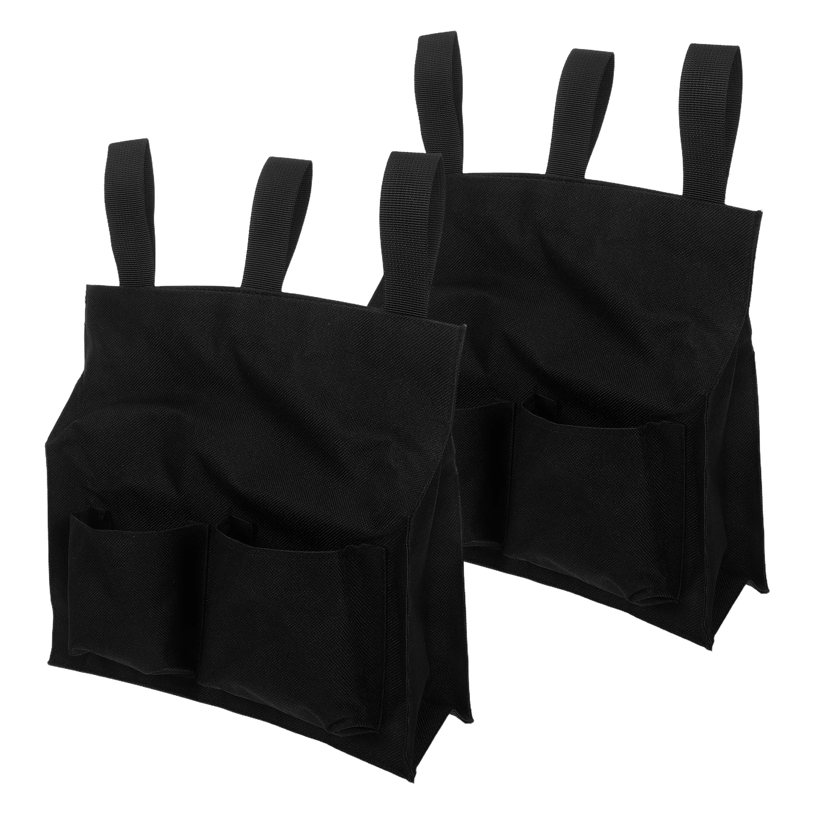 2Pcs Large Capacity Oxford Cloth Softball Referee Ball Bag Multifunctional Sports Portable Waist Strap Side Storage Baseball