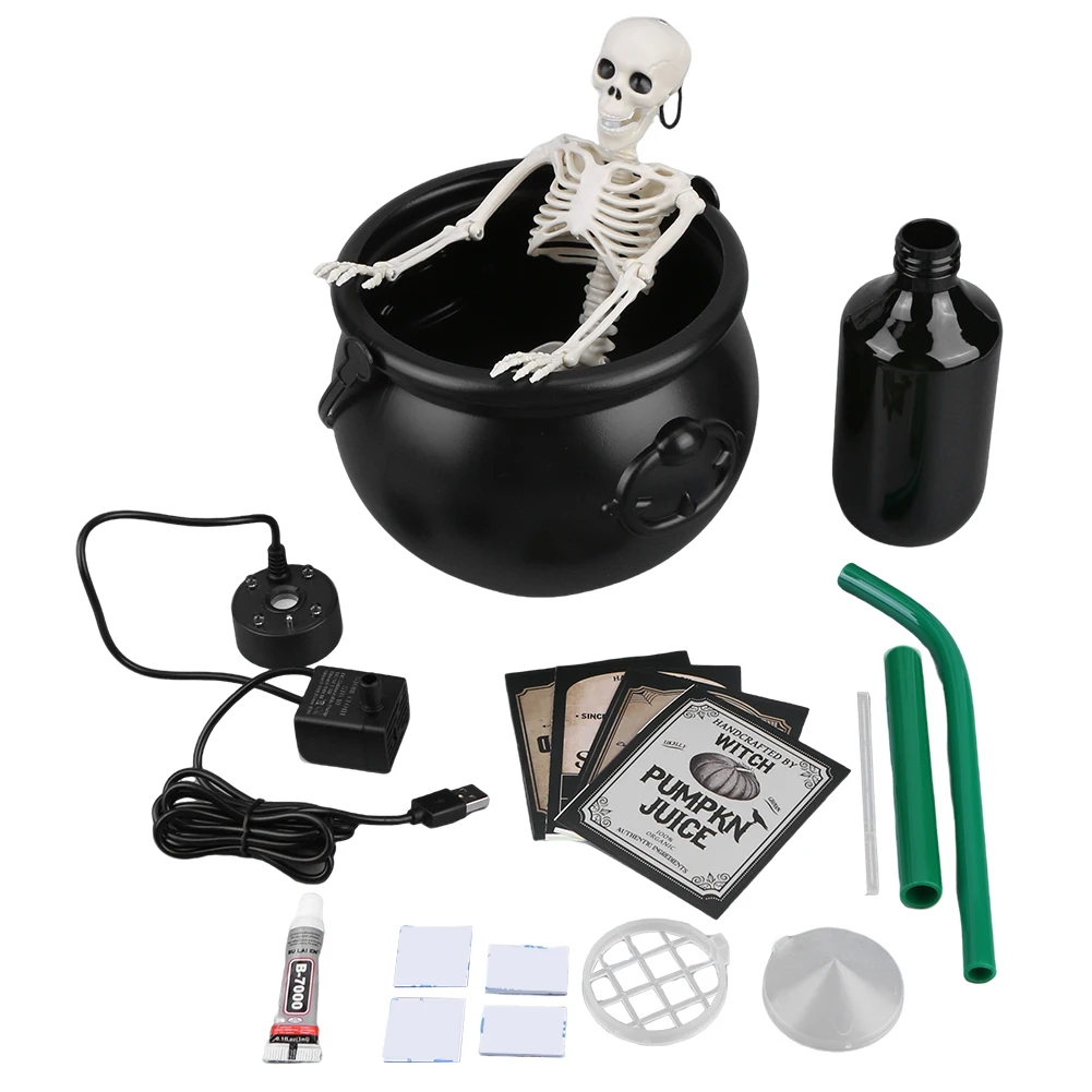 

Волшебная плавающая бутылка «сделай сам» на Хэллоуин с котелком ведьм и создателем тумана, вечерние декор для домашнего стола, каминной кухни, комнаты