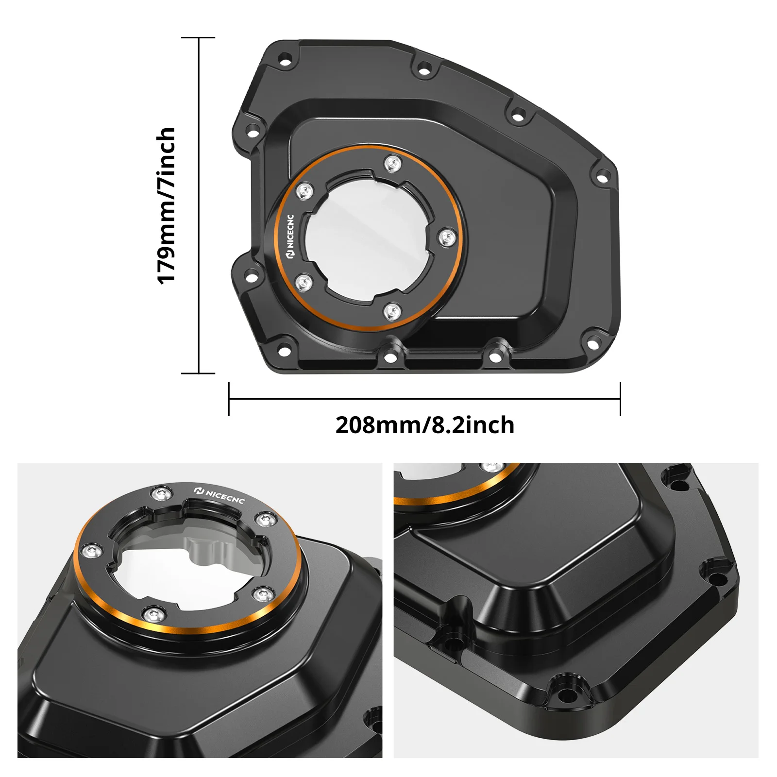 For Harley Dyna Street Bob FXDB FXDBP 2006-2017 Cam Cover Camshaft Cover Super Glide FXD Low Rider FXDL Fat Bob FXDF Wide Glide