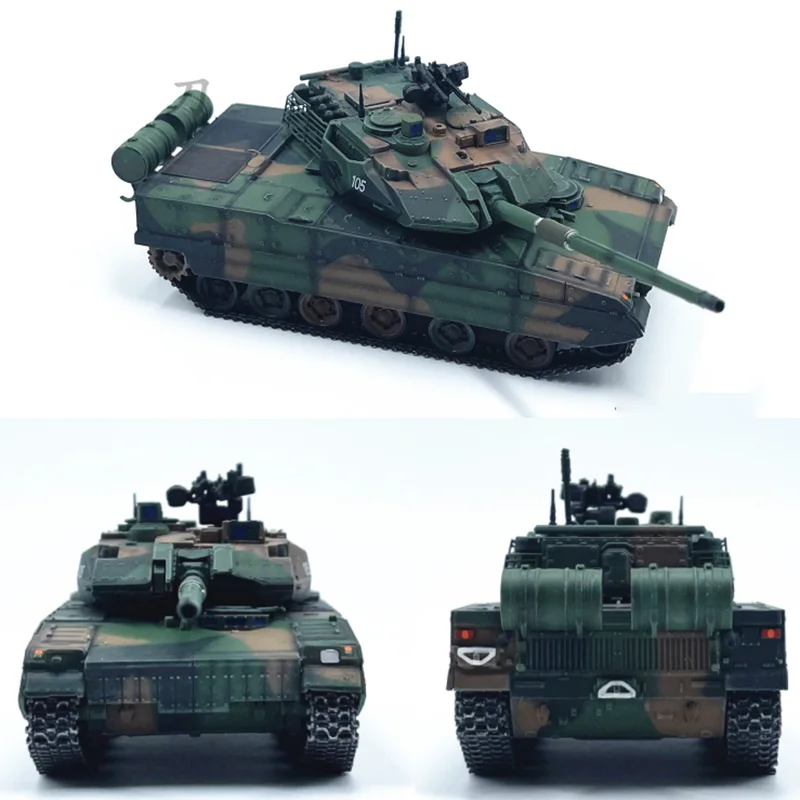 1:72 Scale Chinese Type 15 Light Tank Three-color Camouflage Painting Militarized Combat Crawler Tank Fighting Vehicle Model