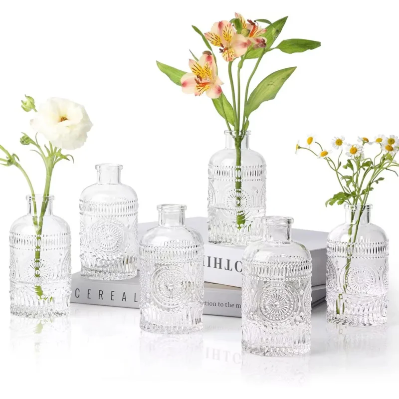 Glass Bud Vase Set …