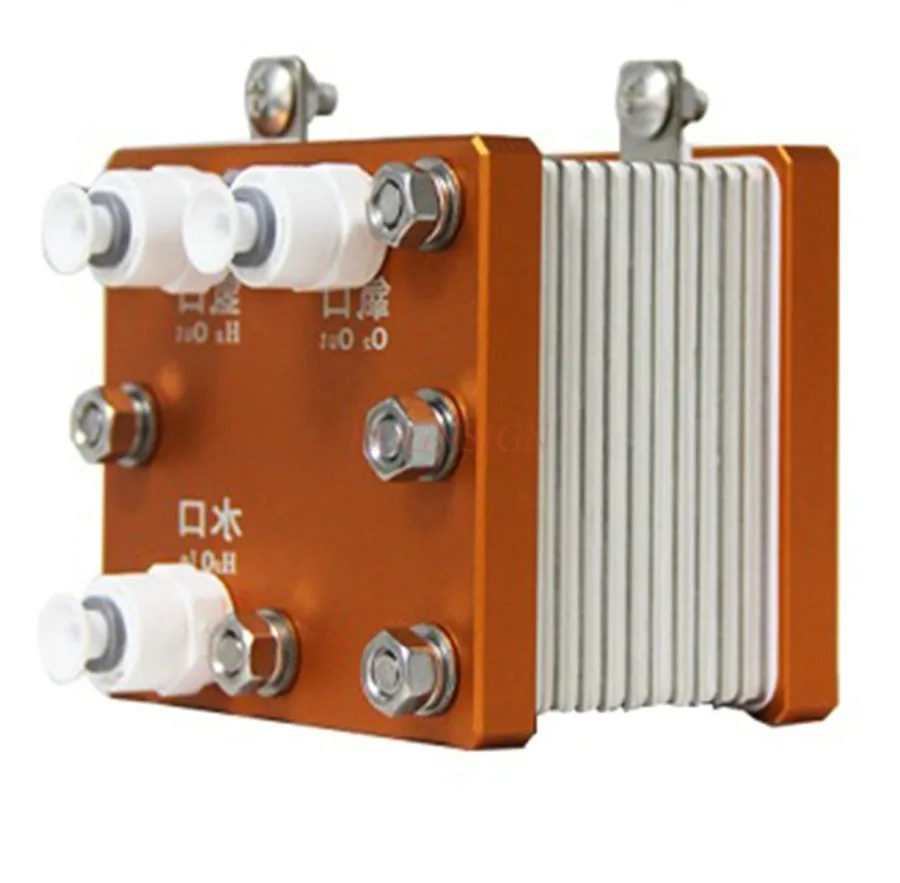 Módulo de produção de hidrogênio de água pura de célula de eletrólise PEM 120ml