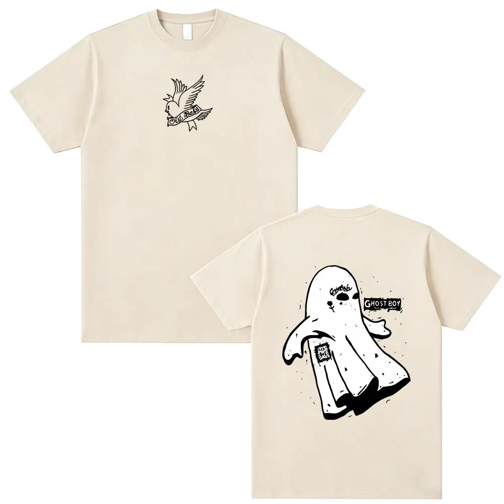 Rapper Lil Peep Crybaby Graphic T-shirts Men Women Fashion Hip Hop Oversized Streetwear Men's Cozy Cotton Short Sleeve T Shirts