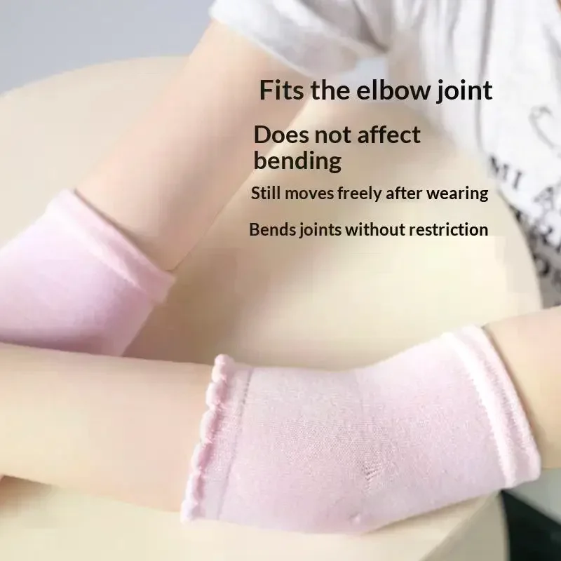 Moisturizing Gel Elbow Protector Breathable Elastic Elbow Sleeve for Sports Recovery Dry Skin Nourishing Home Use