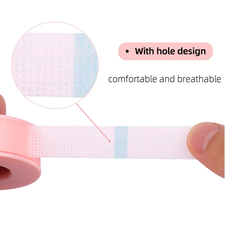 Niet-Geweven Siliconen Gel Wimper Tape Ademende Gevoelige Resistente Microporeuze Wimperverlenging Kleur Tape Sticker Make-Up Tools