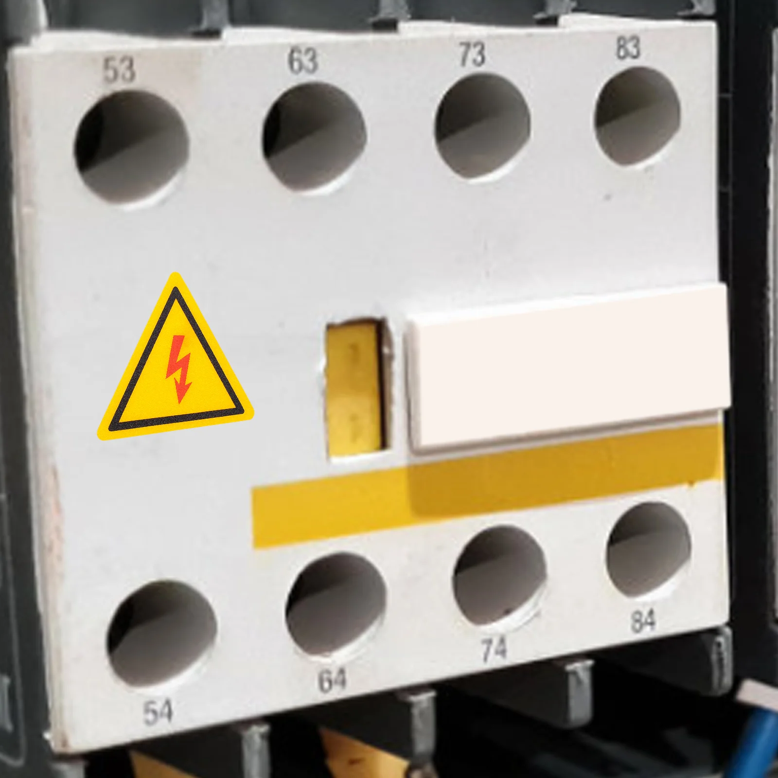 Electric Fence Electrical Stickers Labels, Perigo Logo, 2 pcs