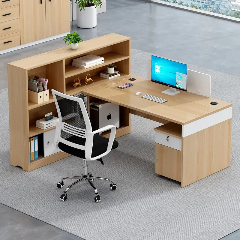 Office Desk and Chair Combination Simple Modern Screen Partition Staff Desk Sub-office Furniture Set