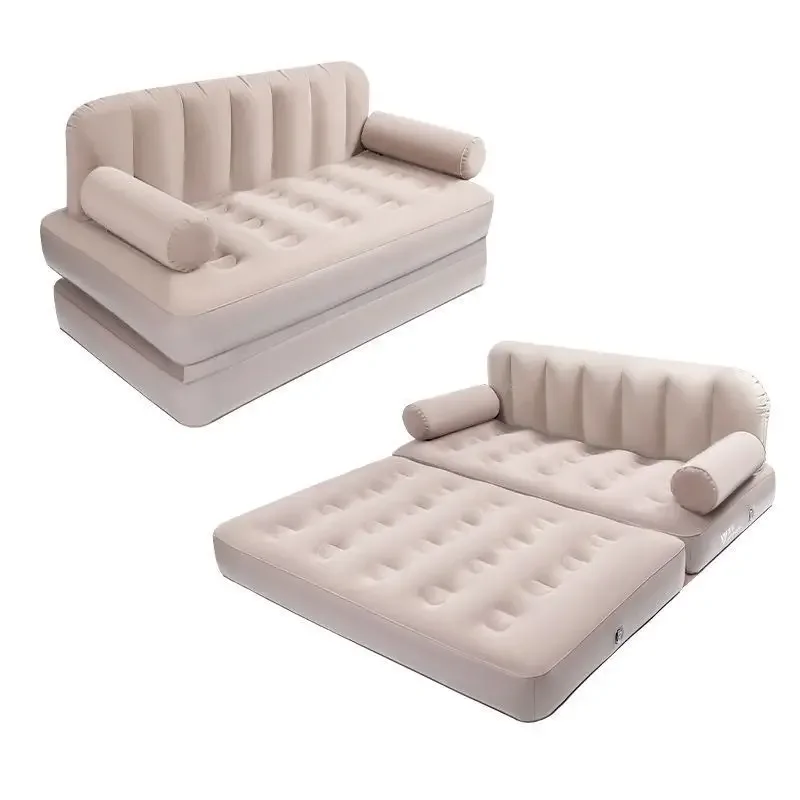 Inflatable sofa outdoor air cushion bed floor bed portable folding camping tent household lazy inflatable bed