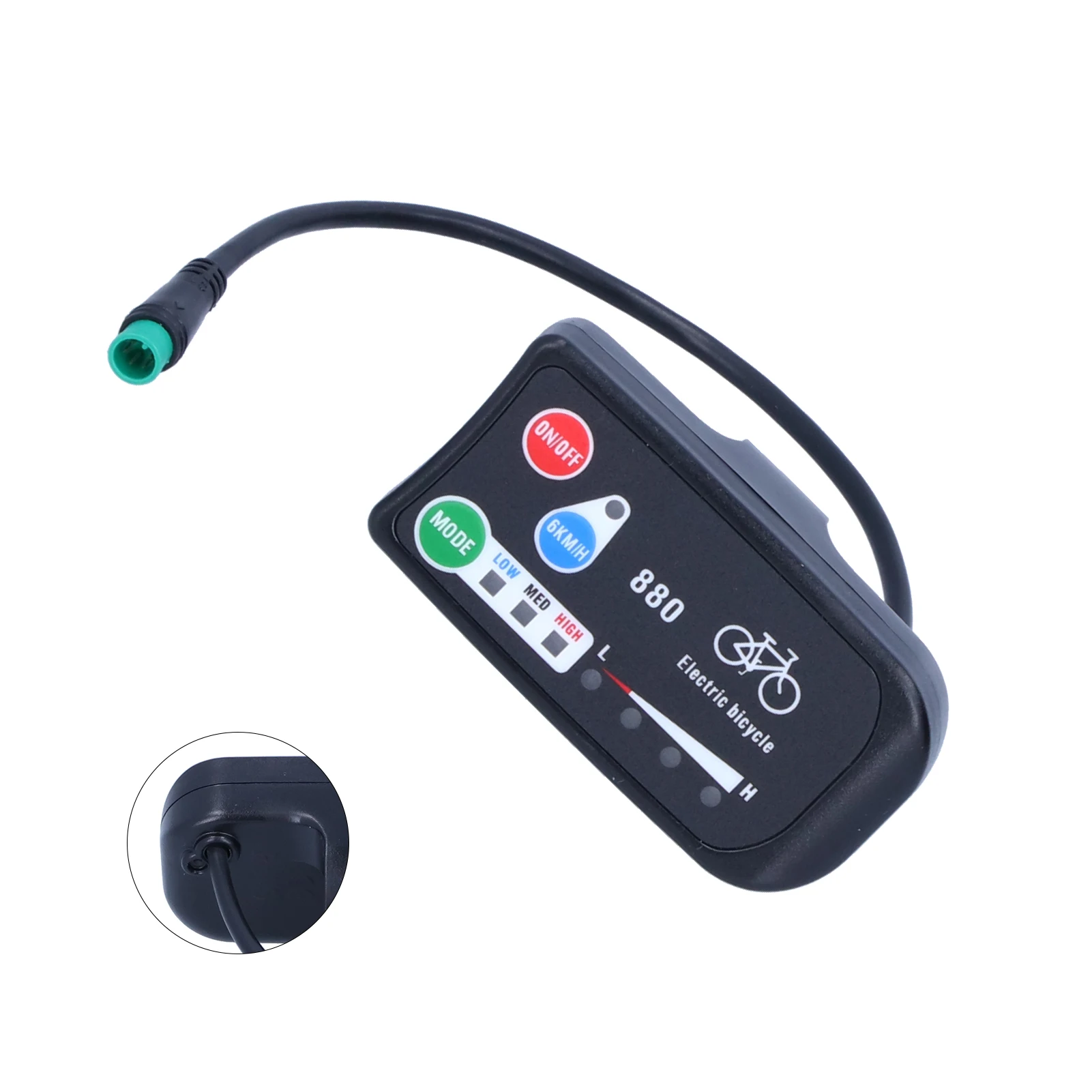 Electric  for KT‑LED880 Display E‑Bike 36V 48V Display Meter E‑Bike Accessories for KT‑LED880 Display