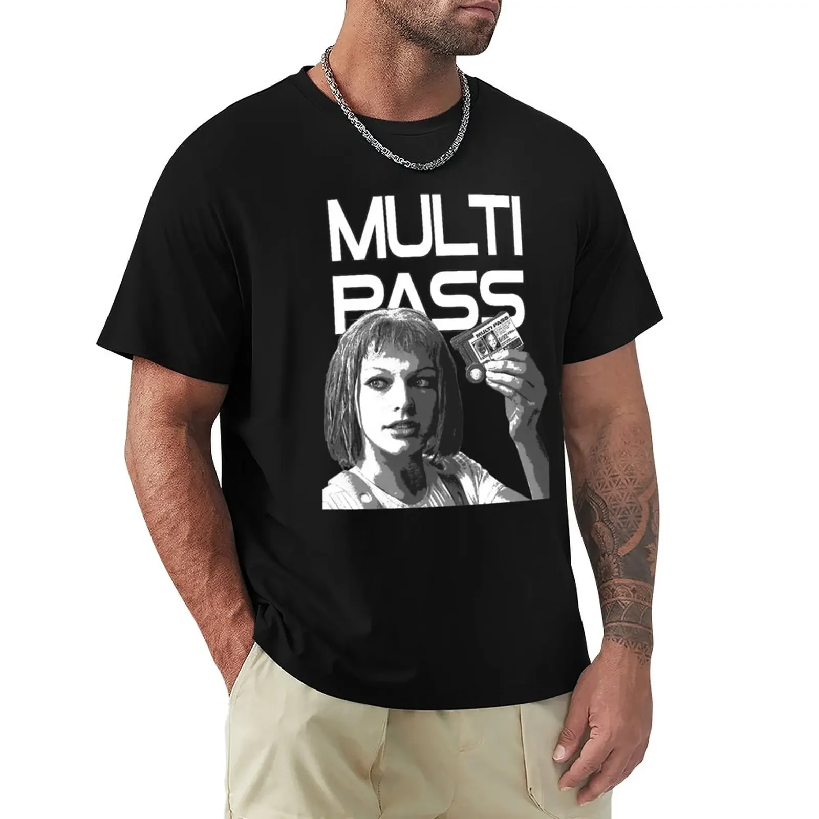 Multi-pass T-Shirt sublime aesthetic clothes plain mens t shirt