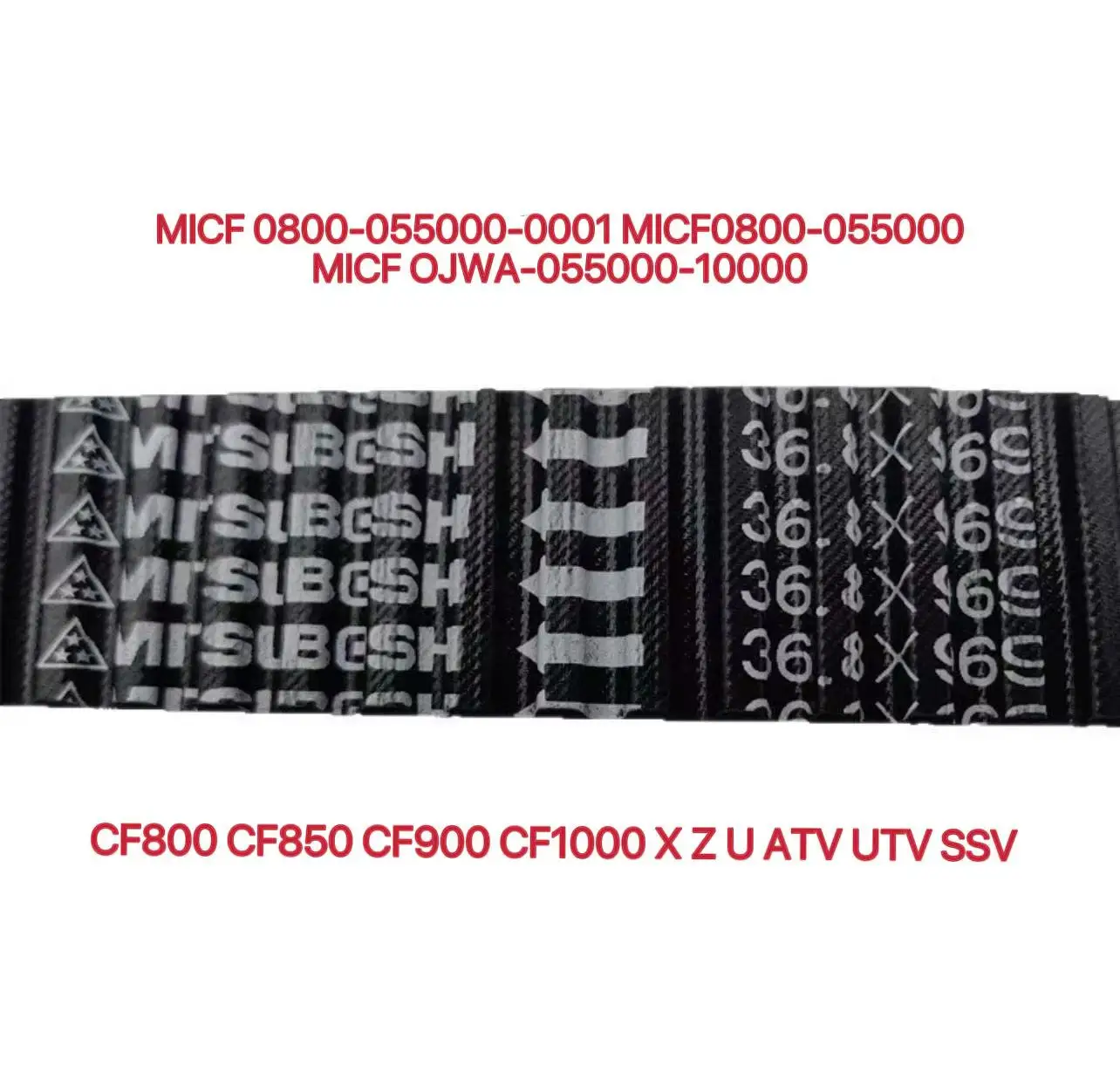 CVT Belt Fit for CF800 CF850 CF900 CF1000 X Z U ATV UTV SSV MICF 0800-055000-0001 MICF0800-055000 MICF OJWA-055000-10000