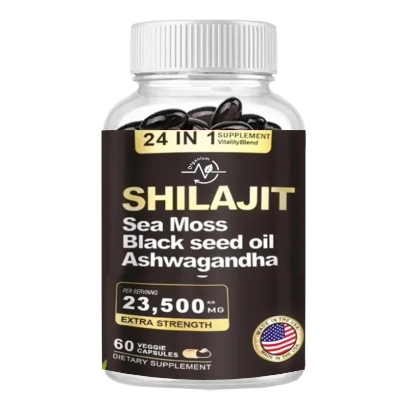

Shilajit Seaweed, Black Seed Oil, Rhodiola Rosea, Burdock, Ginseng, Cordyceps Sinensis, Nettle, Turmeric Eat -60capsule
