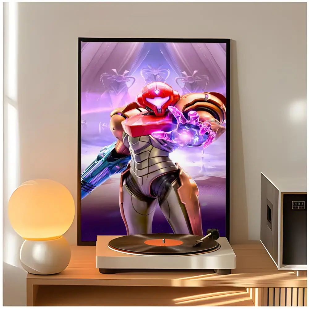 retro game m-metroid Poster Premium Wall Decor Modern Home Poster Unframed