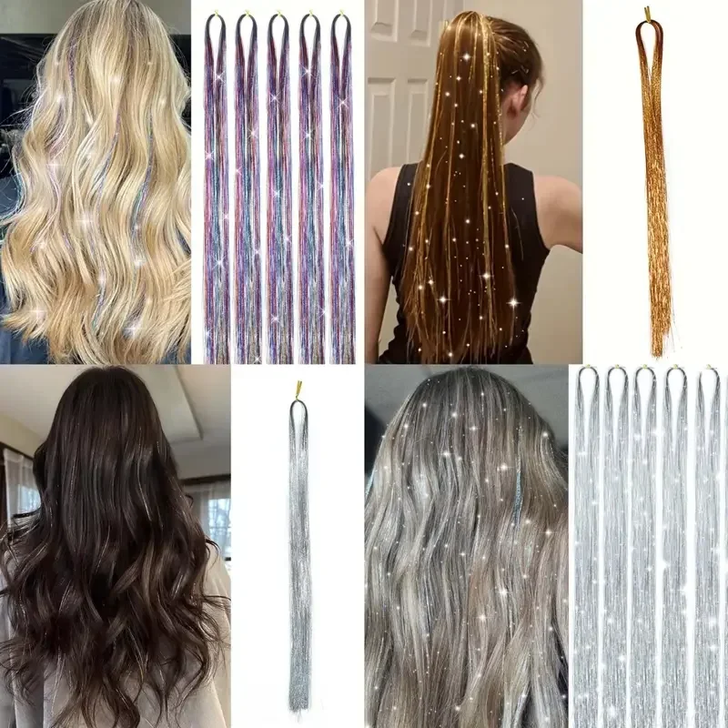 Clip In Hair Extensions Real Human Hair Synthetic Hair Pieces For Women