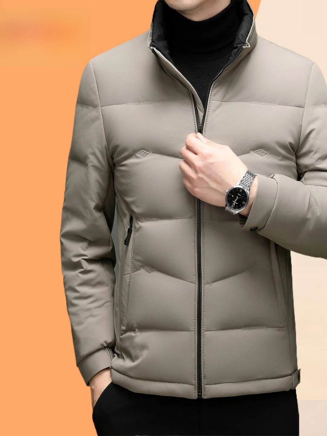 

Men's Winter ort Lightweight Thiened down Jaet Casual Du down Coat Warm Outerwear for Middle-Aged And Young Men