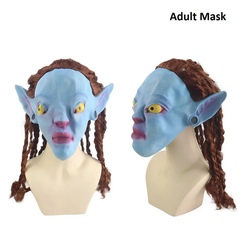 Combinaison intégrale Avatar Neytiri Deluxe pour enfants et adultes, coupe Jake, masque, carnaval, film, garçon, fille