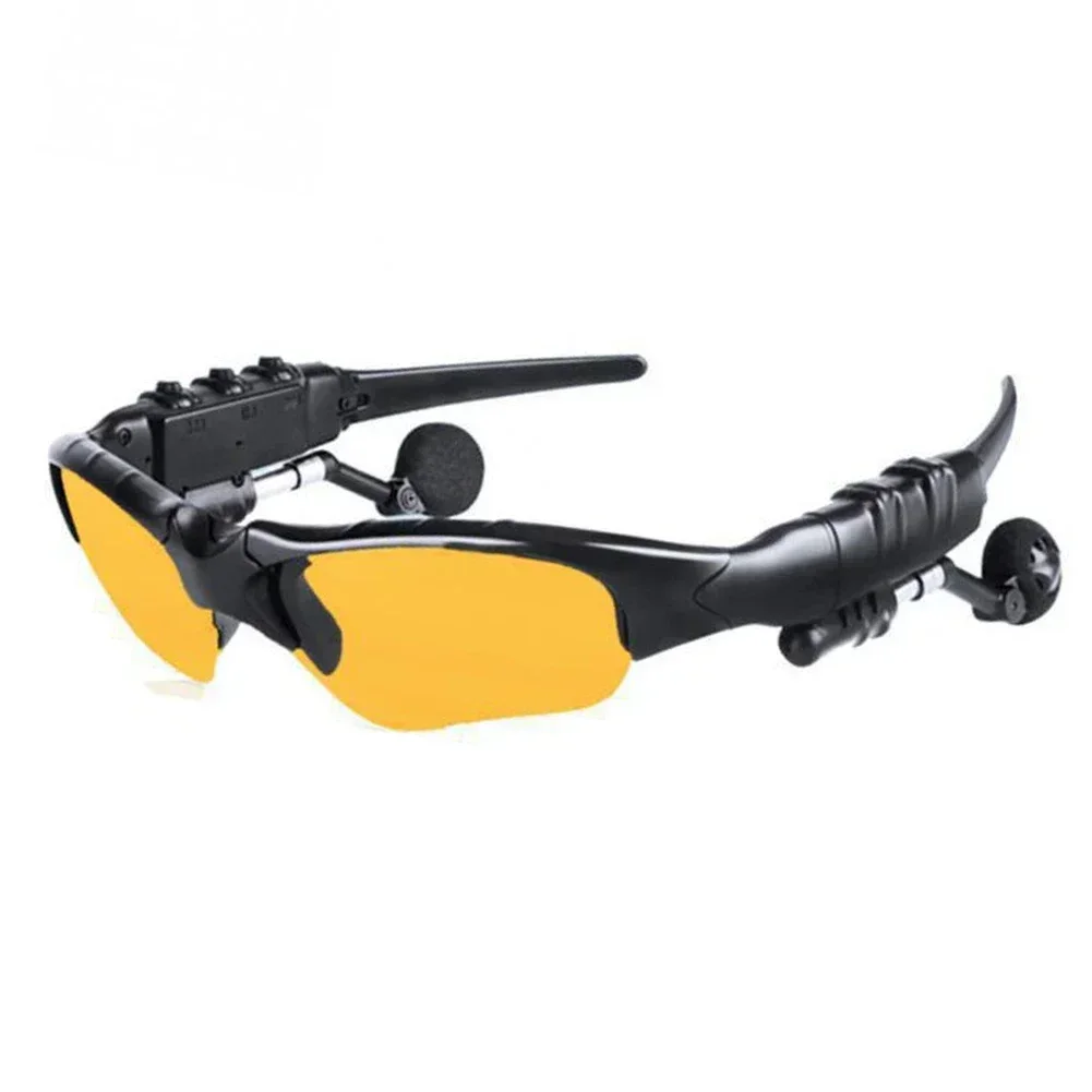 5.0 fones de ouvido estéreo sem fio com microfone óculos inteligentes óculos de sol para condução ciclismo esportes redução ruído
