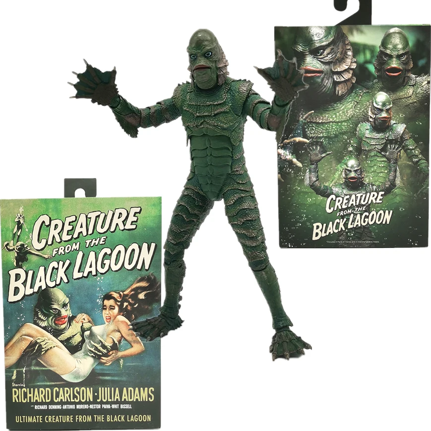 NECA 04822 Universal Monsters Ultimate Creature From The Black Lagoon (Color) 7 Inch Action Figure Model Toy